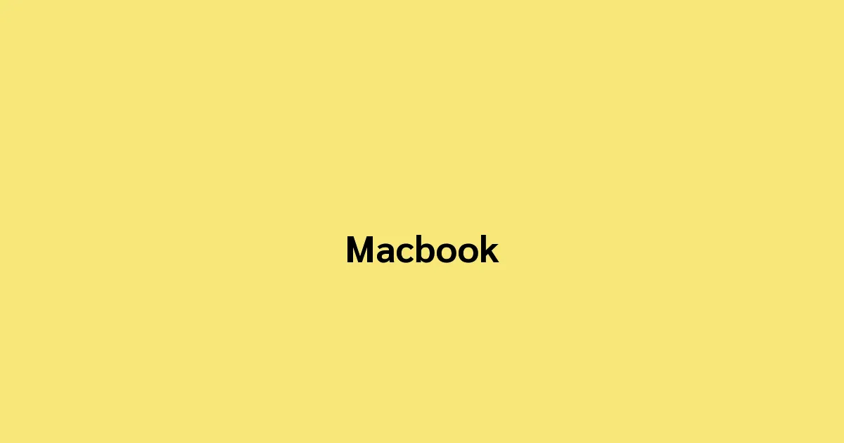 Macbook